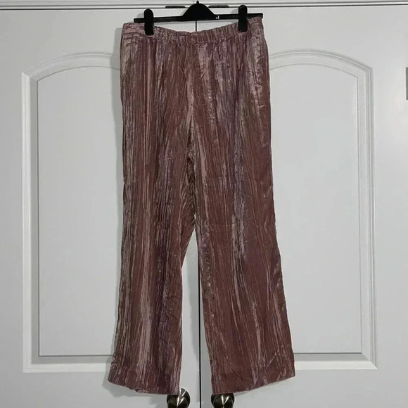 Marc New York Andrew Marc Mauve Velvet Pants​​ - Picture 1 of 9